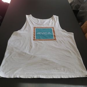White RVCA tank top